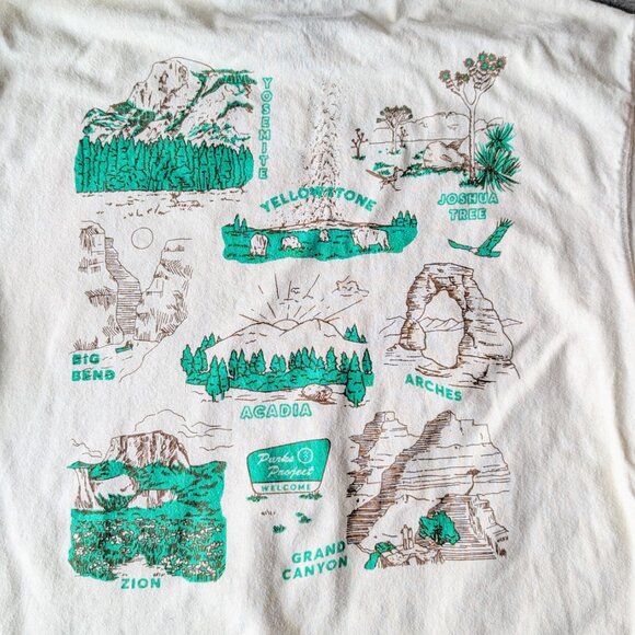 Parks Project National Park Welcome Short Sleeve T-Shirt Graphic Tee small - Picture 5 of 6